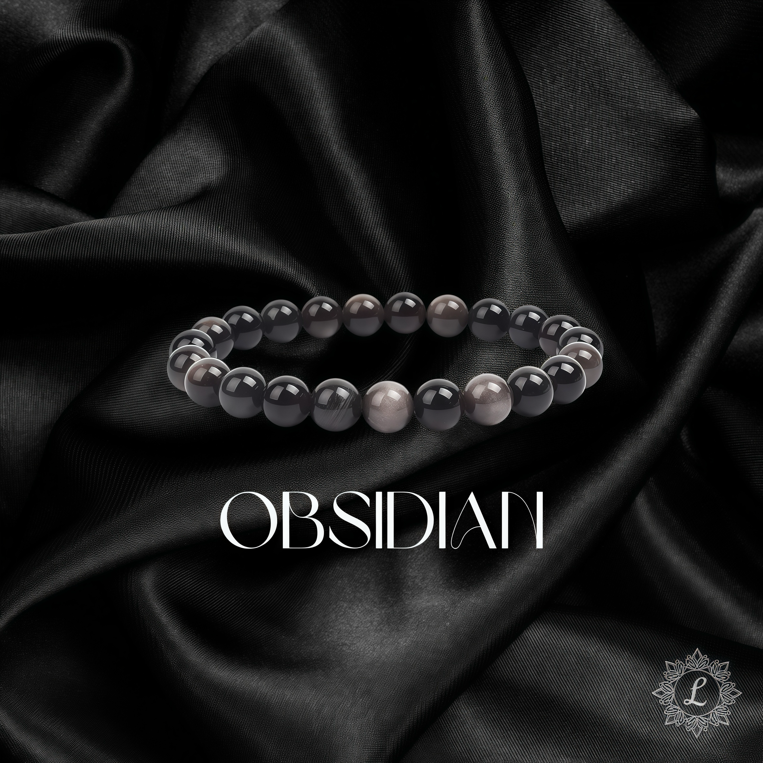 Obsidian Crystal Bracelet